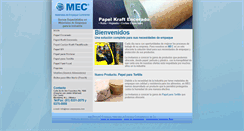 Desktop Screenshot of mec-empaques.com